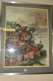 'Lowlight and Highlight/North Shields 73', a watercolour, pen and ink by Richard Hobson, watercolour, sold Jan 2019