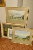 a watercolour painting of the Yorkshire Dales, signed bottom right, by Angus Rands, 1964, watercolour, sold Jan 2019