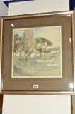 untitled, watercolour depicting a woodland scene, signed lower by Jeka Kemp, watercolour, sold Jan 2019