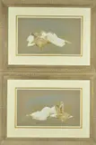 'GOLDEN DREAMS I & II', a pair, pastel studies, signed and by Kay Boyce, pastel, sold Jan 2019