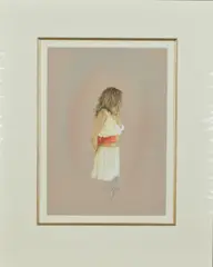 'CLARE STUDY III', a pastel drawing, signed and monogrammed by Kay Boyce, pastel, sold Jan 2019