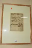 an artist proof print of three semi-nude women, by William Russell Flint, print, sold Jan 2019