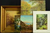 O Sullivan's Cascade, Killarney by Leonard Hamilton Mellor, 1917, oil on board, sold Dec 2018