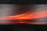 a sunset sky, a large oil on board, signed bottom right, by Jonathan Shaw, oil on board, sold Dec 2018