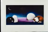'The Night Watchman', a boy sleeping by his pets, a limited edition by Doug Hyde, print, sold Dec 2018