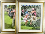 'Royal Ascot' and 'Pink Champagne', two limited by Sherree Valentine Daines, print (other), sold Dec 2018