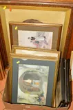 seven open edition prints, all mounted, framed and by William Russell Flint, pastel, sold Nov 2018