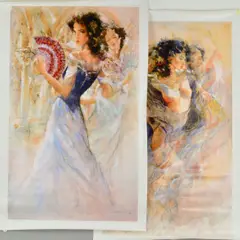 Moonlight Dance and La Promenade by Gary Benfield, print (other), sold Nov 2018