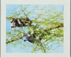 Up A Gum Tree by David Shepherd, print, sold Nov 2018