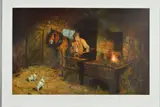 Jimmy's Forge by David Shepherd, print, sold Nov 2018