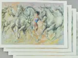 Horse whisperer by Gary Benfield, print (other), sold Nov 2018