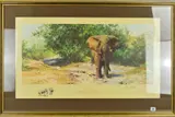 Tembo mzee by David Shepherd, print, sold Nov 2018