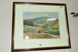 Swaledale, Yorkshire, watercolour, signed lower right, 24cm x 34. by Michael Crawley, watercolour, sold Oct 2018