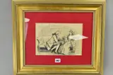 'KATE OF THE TOLL HOUSE', a pen and ink sketch of a by F. H. Townsend, 1900, ink, sold Oct 2018