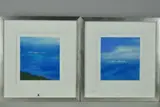 Out of the blue i and ii by Wendy McBride, pencil, sold Oct 2018