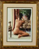 The model by Douglas Hofmann, print, sold Oct 2018