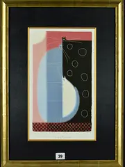 TOGETHER' a limited edition print 269/600 of three stylised cats by Govinder Nazran, print, sold Oct 2018