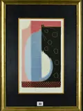 TOGETHER' a limited edition print 269/600 of three stylised cats by Govinder Nazran, print, sold Oct 2018