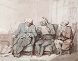 Chamber Council Titled, also initialed lower right, possibly a collector’s mark Pen by Thomas Rowlandson, Pen, ink and watercolour, sold Mar 2018