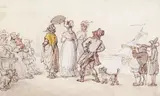 The seaside promenade Pen by Thomas Rowlandson, Pen, ink and watercolour, sold Mar 2018
