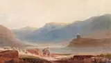 Snowdon from the Vale of Llanberis, Wales Watercolour 13 x 22cm; 5 x 8¾in Provenance: J by David Cox Snr. O.W.S., Watercolour, sold Mar 2018