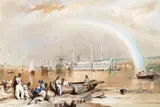 The Hamoaze by Clarkson Frederick Stanfield, Watercolour, sold Mar 2018