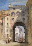 Porta Romana by William Callow, 1882, Watercolour, sold Mar 2018