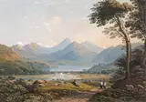 Snowdon from Capel Curig Watercolour and pencil 17 x 24.5cm; 6 x 9½in Provenance: Sotheby’s, London 5th June 2008, lot 219 by John Varley Snr. O.W.S., Watercolour and pencil, offered Mar 2018