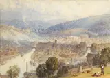 Truro, the building of the Cathedral Signed with a monogram Watercolour 9.5 x 14cm; 3¾ x 5½in Provenance: Mawson, Swan & Morgan Ltd., Newcastle-upon-Tyne by Myles Birket Foster, Watercolour, sold Mar 2018