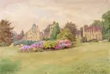 Views of Tyntesfield, Wraxall, Somerset A pair, both signed, unframed Each 23 x 33cm; 9 x 13in With a framed watercolour view of Cottages in Clyst St by Thomas Nicholson Tyndale, watercolour, sold Mar 2018