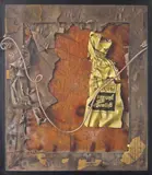 Herald (The Falkirk Herald) Oil on board 45 x 35cm (approx.) Painted in 1971 Provenance: The Glasgow Print Studio Gallery by James McDonald, 1971, Oil on board, sold Feb 2018