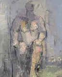 Seated Male Signed and dated 65 Oil on canvas 74 x 61cm by Walter Poole, Oil on canvas, sold Feb 2018