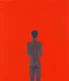 Study of a man from behind Signed and dated 2001, also inscribed Michael Truscott Oil on canvas 40 x 35cm by John Miller, 2001, Oil on canvas, sold Feb 2018