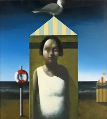 Altarpiece Signed Oil on canvas 66 x 61cm Provenance: Flying Colours Gallery, London by Stephen Mangan, Oil on canvas, sold Feb 2018
