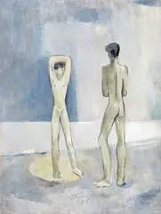 11th November, 1988, lot no by Keith Vaughan, Oil on board, sold Feb 2018