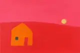Full moon Signed, titled and dated 2001 verso Acrylic and gouache 38 x 56cm Provenance: Thompson's of Marylebone, London by Andrew Squire, 2001, Acrylic and gouache, sold Feb 2018