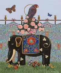 Untitled by David Pole, 1986, Gouache, sold Feb 2018