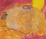 Sun and heir Signed, also titled verso Watercolour and bodycolour 53 x 63cm by Ben Hartley, Watercolour and bodycolour, sold Feb 2018