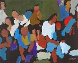 Untitled by Anthony Hodge, Gouache, sold Feb 2018