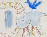 Untitled by Roger Hilton, Gouache, sold Feb 2018