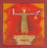 Untitled by Ann Ross, Gouache, sold Feb 2018