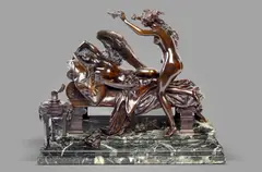 Untitled by Albert-Ernest Carrier-Belleuse, bronze, sold Jan 2018