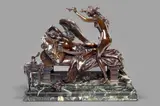 Untitled by Albert-Ernest Carrier-Belleuse, bronze, sold Jan 2018