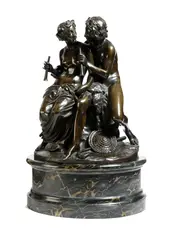 Untitled by Jean-Jacques Feuchère, bronze, sold Jan 2018