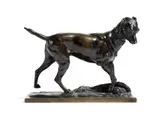 On a by Jacques-Auguste Fauginet, bronze, offered Jan 2018