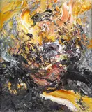 War Requiem II Victim XXXXI Signed and dated 2014 verso Oil on canvas, unframed 30.5 x 25cm Provenance: Bohun Gallery, Henley-on-Thames, 24th June 2015, No by Maggi Hambling, 2014, Oil on canvas, unframed, sold Nov 2017