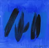 Dolphins, 2003 Signed, titled and dated 2003 Acrylic on paper 25 x 25cm Provenance: Bohun Gallery, Henley-on-Thames, 14 February 2015, No by Wilhelmina Barns-Graham, 2003, Acrylic on paper, sold Nov 2017