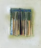 Gandria Signed and dated 54 Mixed media with collage 26.5 x 23cm (paper size) Provenance: Redfern Gallery, London, 25/4/2005, No by Paul Feiler, Mixed media with collage, sold Nov 2017