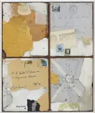 Collector's items No by David Hazelwood, Collage and mixed media, sold Nov 2017