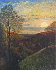 Evening Egg tempera on panel Signed and dated 92 30 x 25.5cm ++A little light bloom otherwise good condition by James Lynch, oil, sold Nov 2017